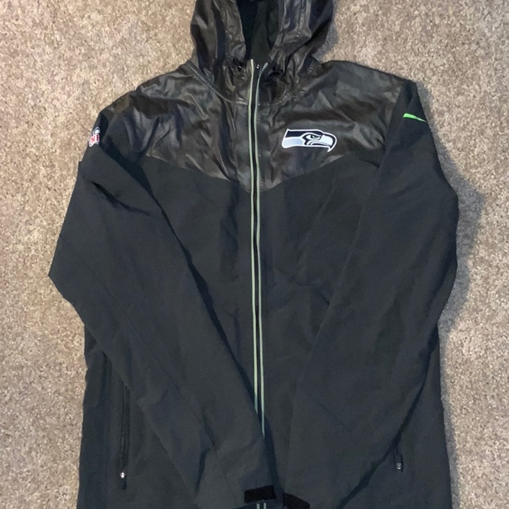 Seattle Seahawks Wind Breaker with hoodie